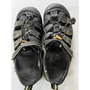 Keens Women's/Kids Hiking Water shoes Sandals Size 5‎ Black/yellow, Washable
